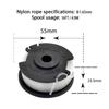 6Pcs Spools for Hyper Tough 20V Max String Trimmer Replacement Wire Reels