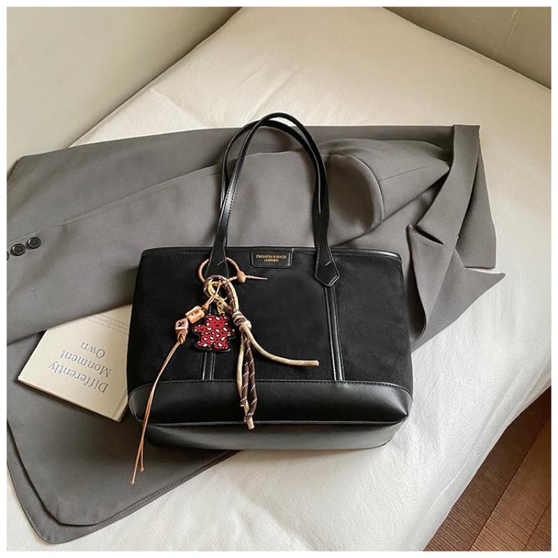 Simple Retro Large-capacity Bag Women's Autumn New Shoulder Bag Fashionable Texture Commuter Tote Bag