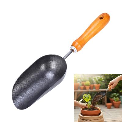 Gardening Tool Ergonomic Handle Potting Soil Scoops Garden Shovel for Soil Planting Digging Transplanting