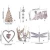 Festivale Crystal Hanging Ornament Luxurious Acrylic Christmas Hanging Decoration For Holiday Ambianc Enhancers