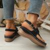 Simple Sandals Women'S Openwork Wedge Sandal Comfortable Breathable Soft Sole Summer Shoes Sandalias De Mujer Verano 2026