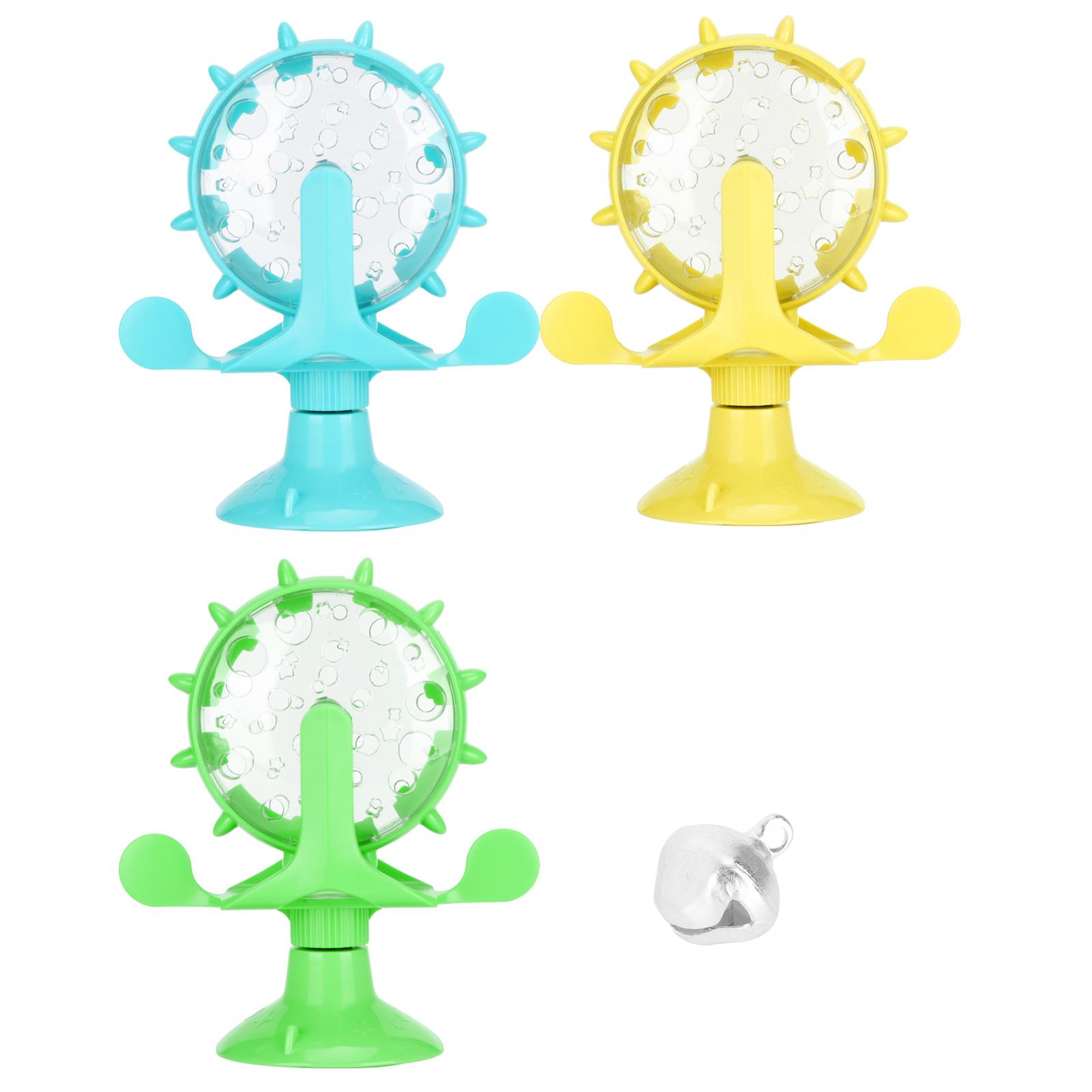 

Вращение корма для кошек из АБС-пластика для ветряной мельницы, образовательная интерактивная обучающая игрушка