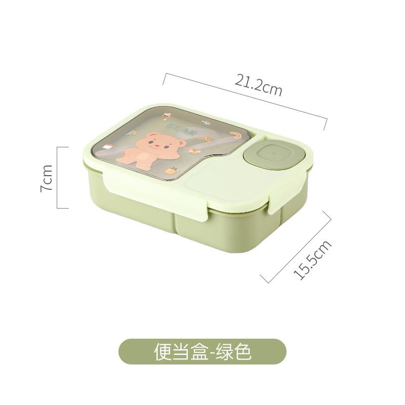Lunch box scolastica in cartone personalizzabile ad alta capacità con scomparti e posate, regalo ideale per il rientro a scuola e le vacanze