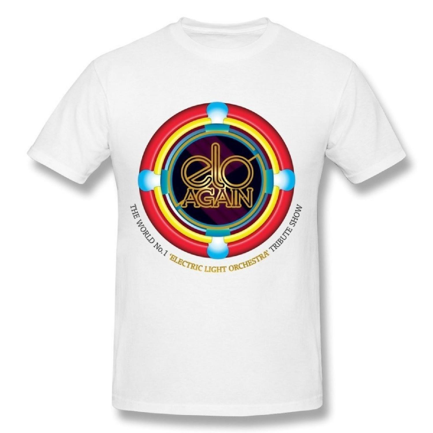 SANYOU Men s Electric Light Orchestra Elo Again Logo T-shirt XL XXXXXL белый