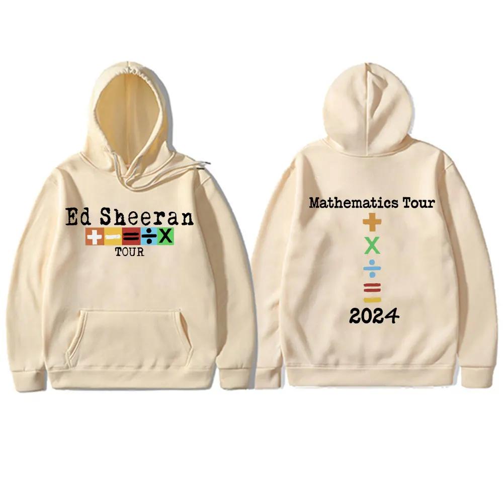 Pop Singer Ed Sheeran Concert Tour Mathematics Hoodie Men Women FleeceSweatshirt Men's Hip Hop  Hoodies