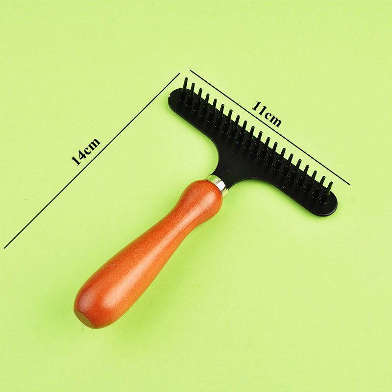 Pet Dog Comb Removers HairKnot Cutter Hair Grooming Groomer Brush For Dogs Cats With Wooden Handle Trimmer Knife Pet Accessoires