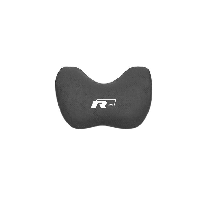Car Seat Safety Headrest Pad Auto Emblem Neck Pillow For VW Golf T‑Roc Tiguan Polo ID.4 ID.7 Passat T‑Cross Taigo Atlas Beetle