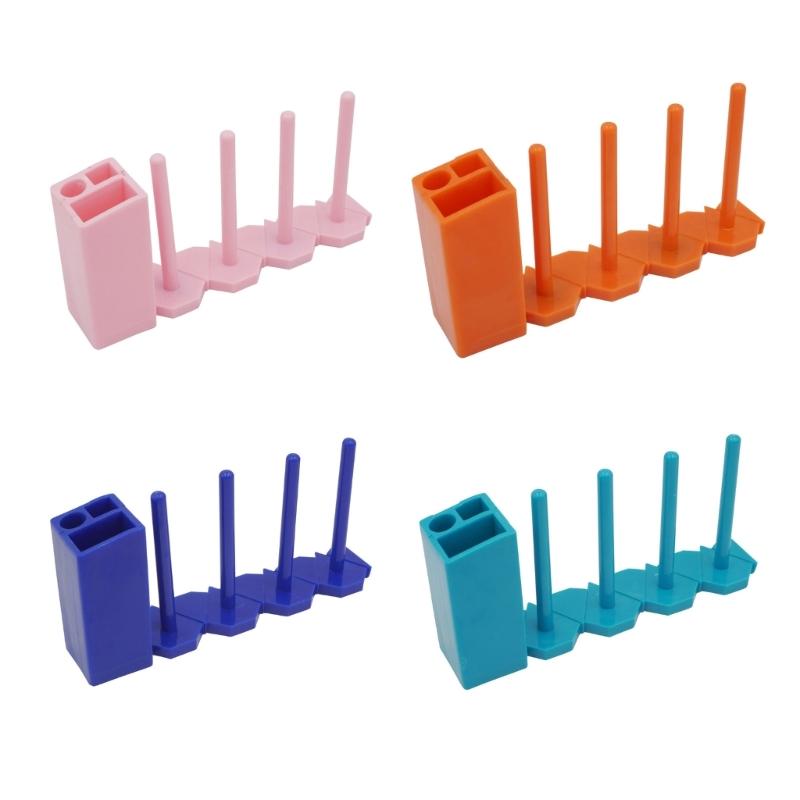 Heavy Duty Magnetic Bobbin Holder Sewing Machine Plastic Bobbin Organiser Thread Spool Storage Stand for Fabric Quilting