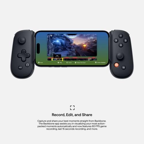 [Latest Version] BACKBONE One (USB-C) | Android / iPhone15, 16 | Game Controller for Smartphones | Xbox PlayStation Remote Play Compatible PlayStation