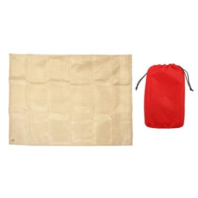 Camping Fireproof Cloth Fiberglass Prevents Scald Flame Retardant Insulation Mat for Outdoor Camping Picnic BBQ