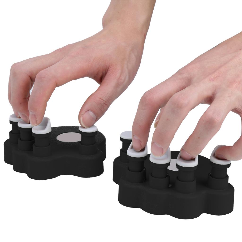 Solo Piano Finger Training Device Hand Corrector Strength Exerciser Anti Folding Comfort ButtonBlack