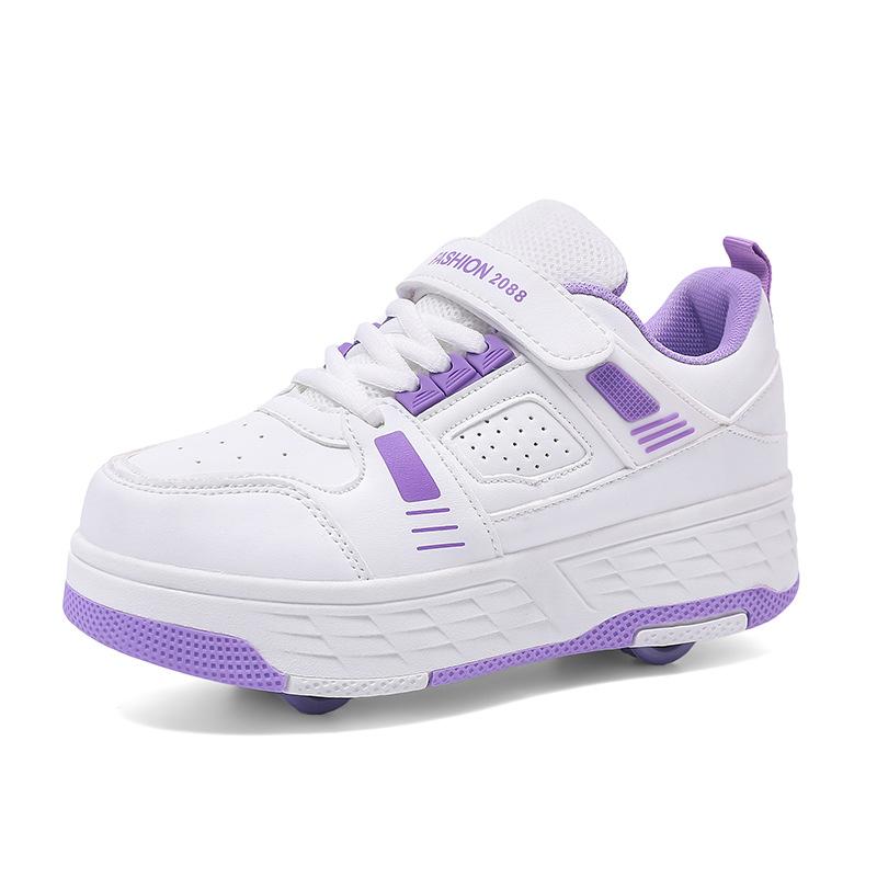 Four-Wheel Runaway Shoes Girls Sports Pulley Shoes Spring Wheel Shoes Children'S Skates