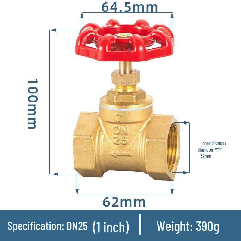 All-copper High-temperature Stop Valve for DN15 To 2-inch Pipes, Compatible with Steam, Air Conditioning, and Water Systems.