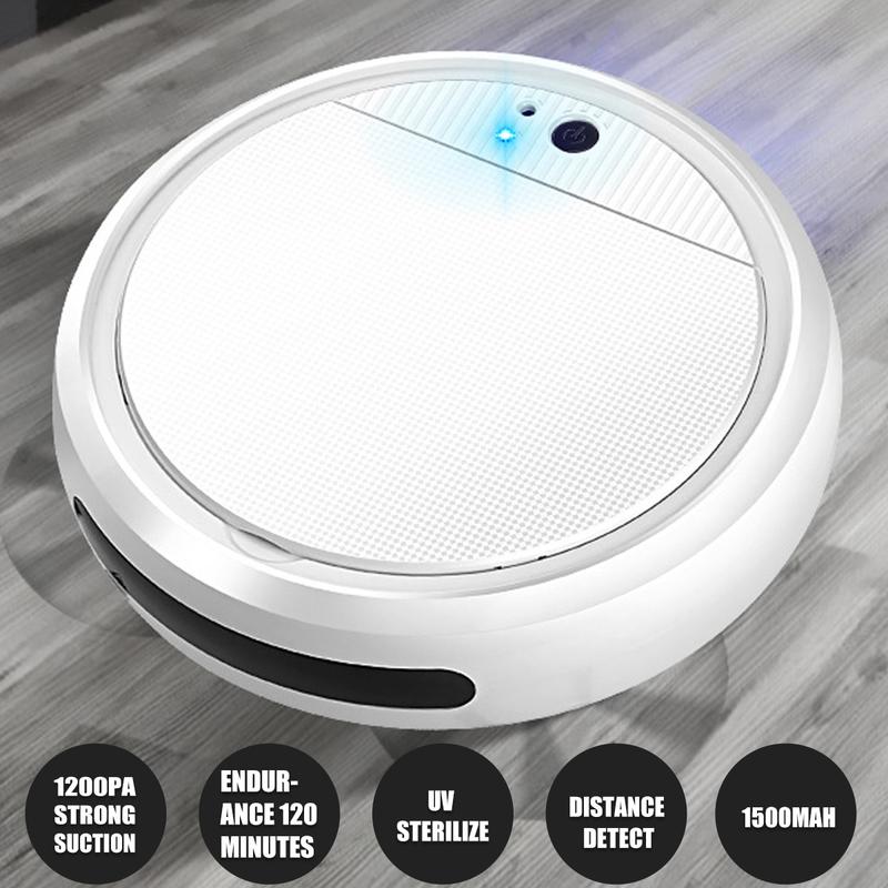 Automatic Vacuum Cleaner Strong Suction Floor Robot for UV Disinfection Automatic Battery Wet Robot Dryer Nail Cleaner | Cleaners