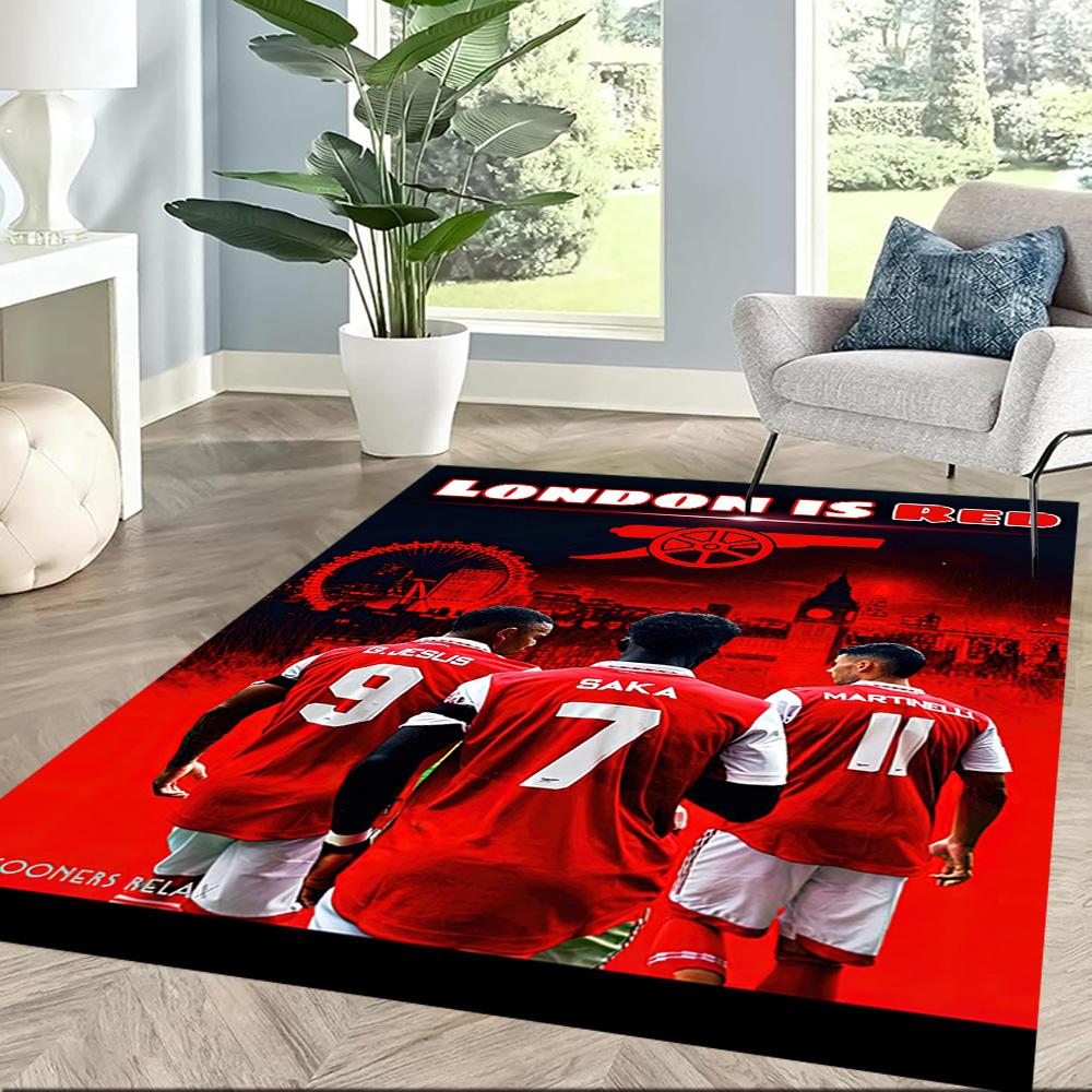 Arsenal Area Rug Perfect for Decorate room Hallway Foyer Dining Room Antislip Carpet Anime Office Decor Perfect Gift for Women/Men