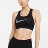 Nike Wsh Icnclsh Gx Brabra Logo Sports Bra Women Underwear Black DD1142-010
