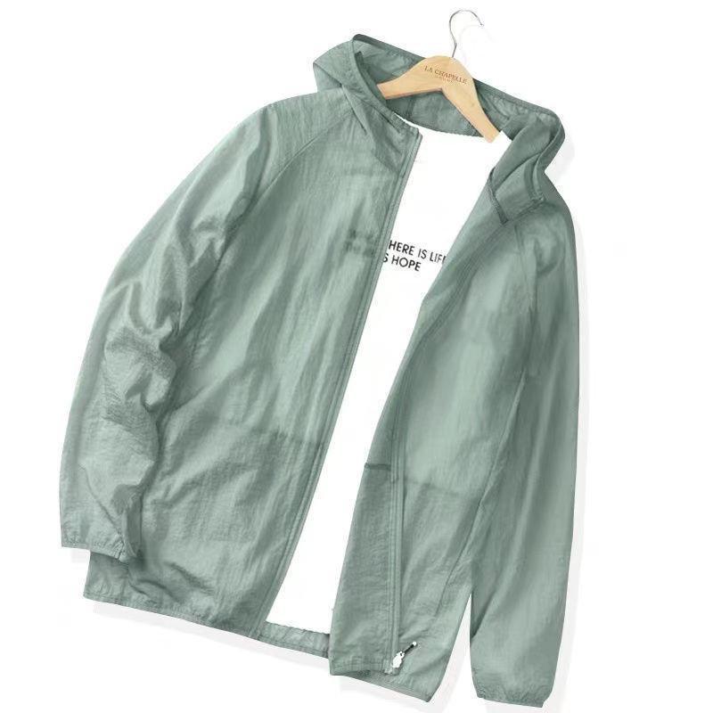 

Мужская куртка для рыбалки с защитой от солнца из ледяного шелка – Легкая, дышащая, удобная для велоспорта на открытом воздухе 3XL