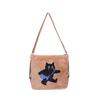 Autumn and winter plush messenger bag women's new fashion cartoon shoulder bag cute niche student backpack