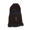 Men Knitted Woolen Hats Winter Zipper Thickened Plush One Piece Hat Collar Set Cap Outdoor Cycling Neck Protection For Male