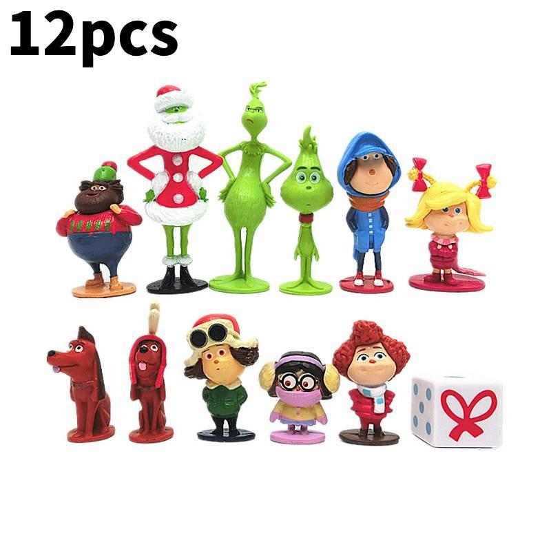 Collectible Cute Puppy Figurines Set For Cake Decoration Or Office Display In 12 Unique Designs