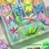 3D Flowers Nail Mold DIY Silicone Nail Tools Hawaii Hibiscus Flower Petal Nail Design Silicone Molds Nail Art Carving Template