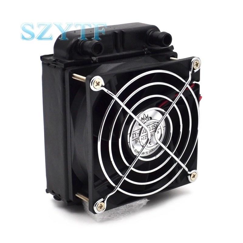 1pcs 80mm 8cm aluminium radiator fan included water cooling