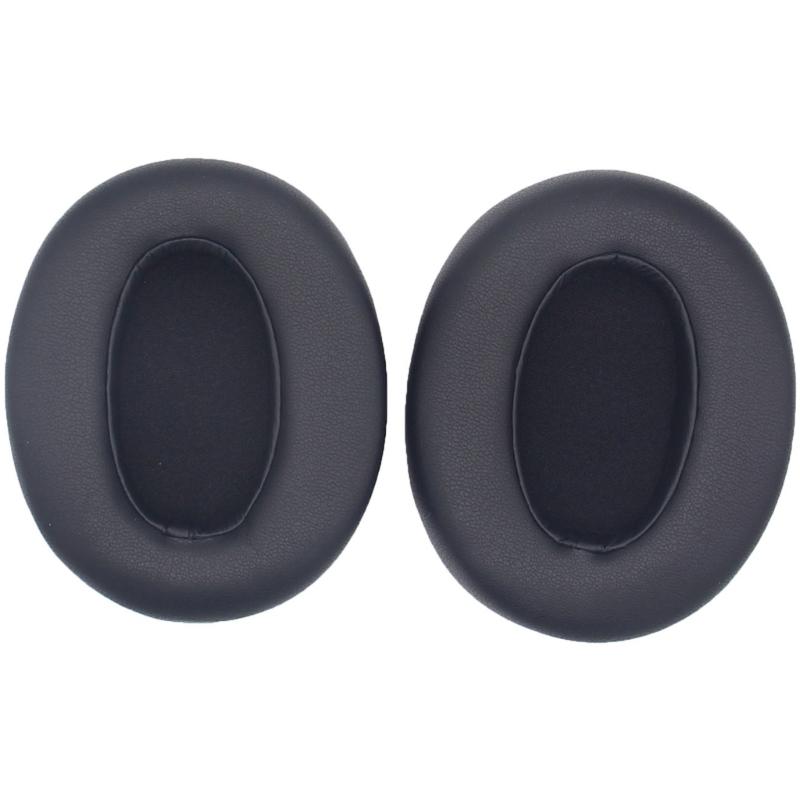1 Pair Earphone Cover Ear Pads Headphone Cushion Protein Leather Earmuff for WH-XB910N XB910N Headset Replacemnt Part