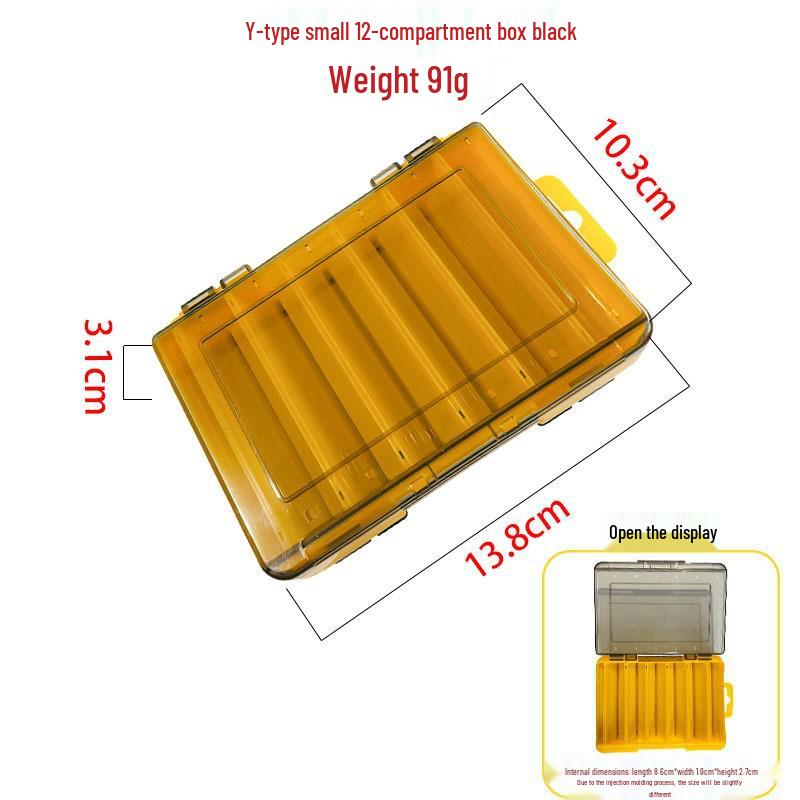 Double-Layer Fishing Lure Box - Tackle and Accessory Storage