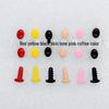 Custom Handmade Oval Threaded Eye Doll Toy with DIY Eyeballs, Mouth, and Nose