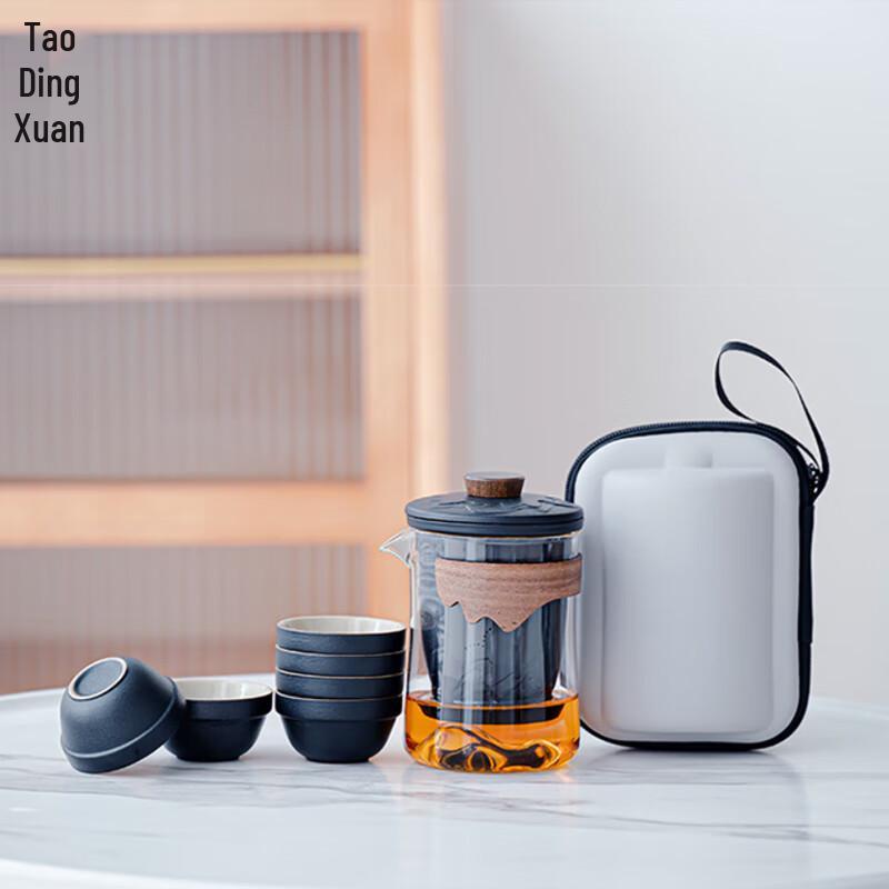 Taodingxuan Guanshan Glass Travel Set