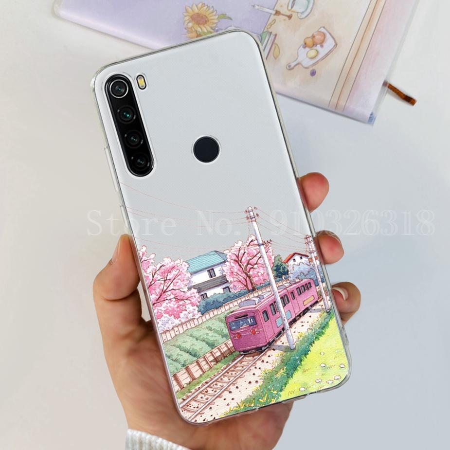 For Xiaomi Redmi Note 8 Case Redmi Note 8T Clear Silicone Soft Slim Phone Case For Xiaomi Redmi Note 8 Pro Note8 Back Cover Capa