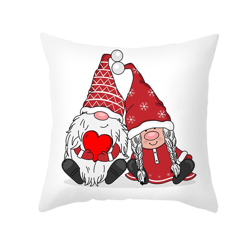 Red Cartoon Love Valentine's Day Home Pillow Car Waist Support Cushion Sofa Cushion Pillow Cover
