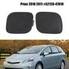 Black ABS Front Bumper Right Side Hole Cover for Car - 1 Piece