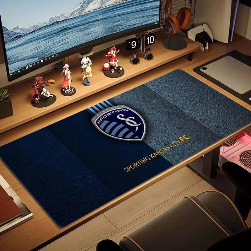 Sporting Kansas City Large Size Mouse Pad Large Gaming Table Cushion Non-slip Laptop Tablet Big Mousepad XXL Mat Mini PC Playmat With Lock edge