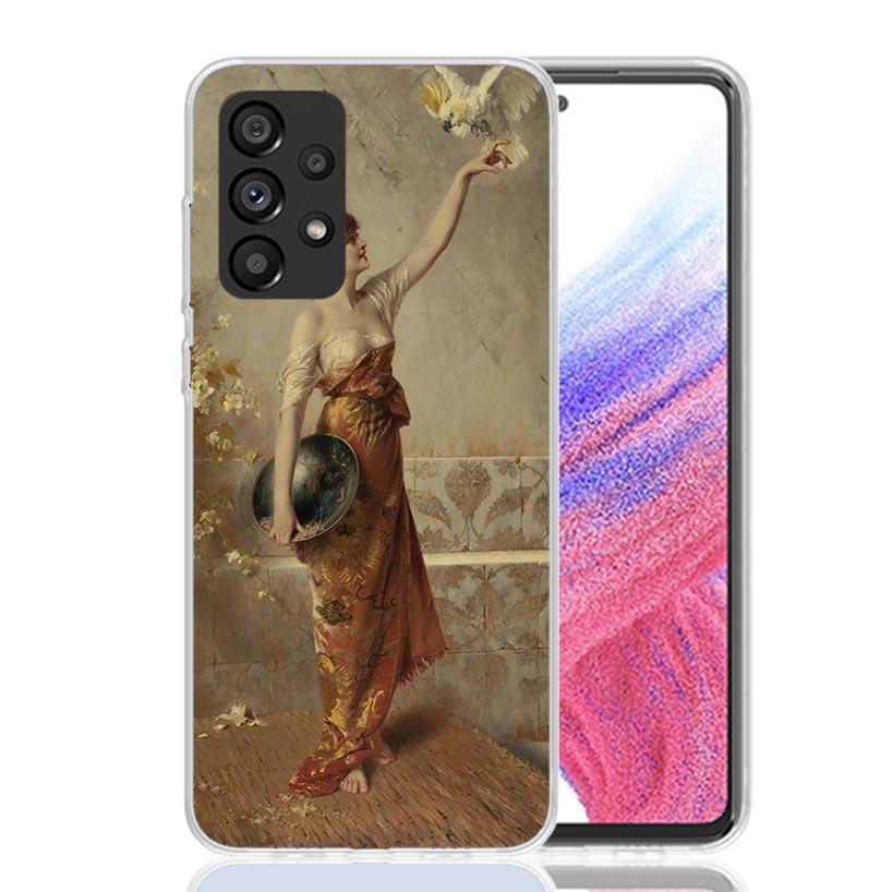 Paint Art Renaissance Case Phone Cover for Samsung Galaxy A17 A16 A15 A14 A13 A56 A55 A54 A53 A36 A35 A34 A33 A26 A25 A24 A23 A0