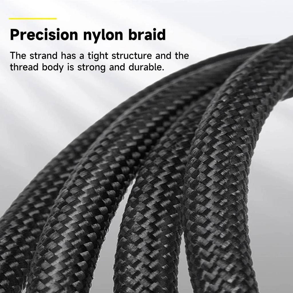 Digital Display Type C Cable 240W Super Fast Charging Cord Sturdy Nylon Braided USB-C Type-C Data Line for IPhone Samsung Xiaomi