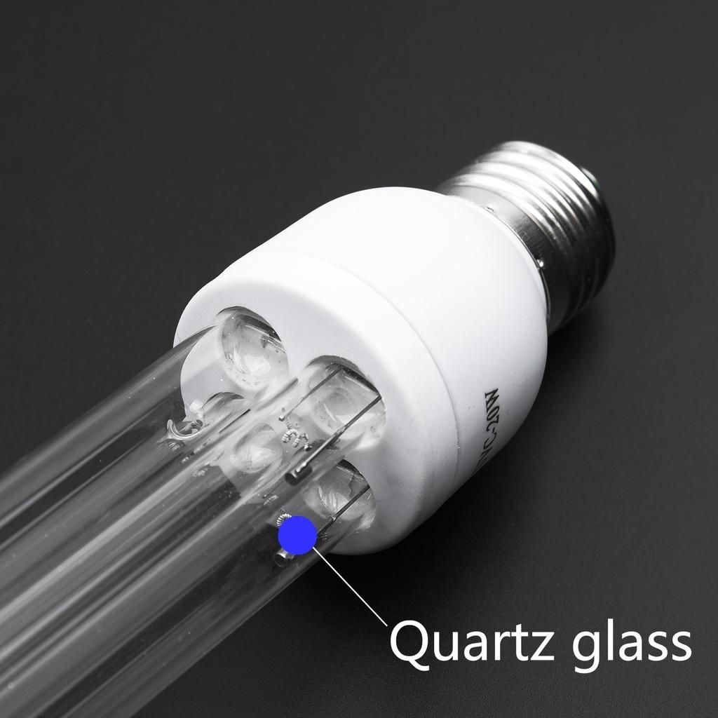 20W UVC Ozone Ultraviolet Compact Germicidal Sterilization Quartz Light Lamp E27
