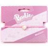 Barbie Pink Bead Friendship Bracelet with Heart Shaped Bead