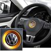 Ceyes Car Styling Steering Wheel Emblem Decorative Circle Ring Accessories Case For Volkswagen VW Golf 5 Polo Jetta Mk6 Covers zq2
