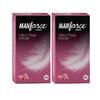 Manforce Ultra Feel Super Thin Bubblegum Flavoured Condoms for Men Pack of 2 (20 Count Condoms)