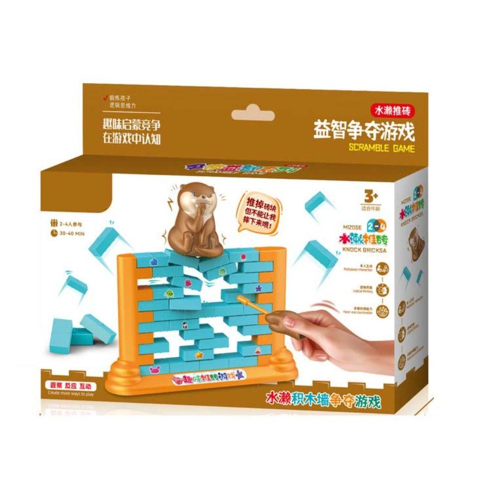 

Penguin Penguin Push Wall Board Game Demolish Wall Breaking Popping Toys Indoor Outdoor Otter