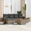 VidaXL Garden Lounge Set with Cushions 7 Pcs, Patio Sofas, Patio Furniture Set, Outdoor Furniture, Grey 3257019