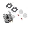 For Homelite HBL26BP HBC26SJS HBL26BV HBC26SB Trimmer Carburetor Kit with 2 Primers and 2 Gaskets Reliable Performance