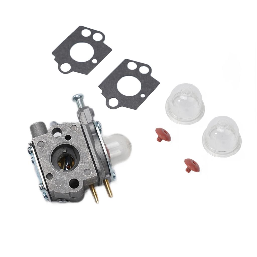 For Homelite HBL26BP HBC26SJS HBL26BV HBC26SB Trimmer Carburetor Kit with 2 Primers and 2 Gaskets Reliable Performance