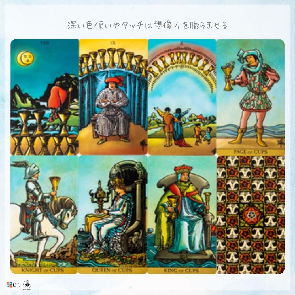 I.I.J. Radiant Wise Spirit Tarot, Waite Edition, 78 Cards, Tarot Reading, with Japanese Instructions, Authentic Product