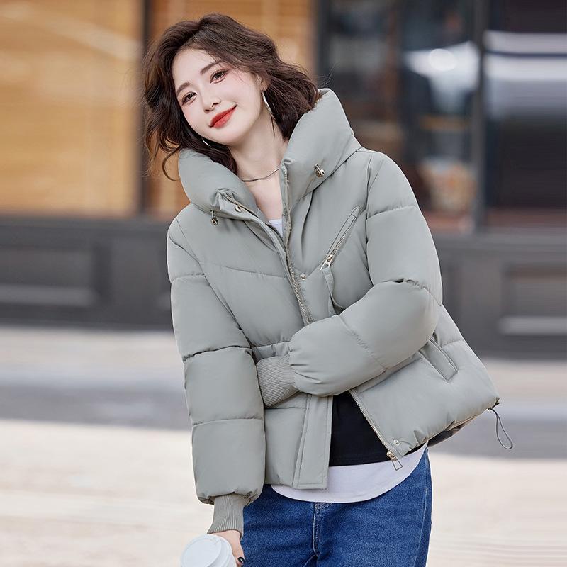 Short Down Cotton Clothes Women's Winter New Fashion Bread Clothes Thickened Small Student Jacket
