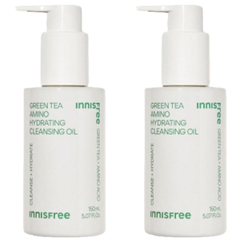 Innisfree Green Tea Amino Moisture Cleansing Oil, 150ml, 2 pcs