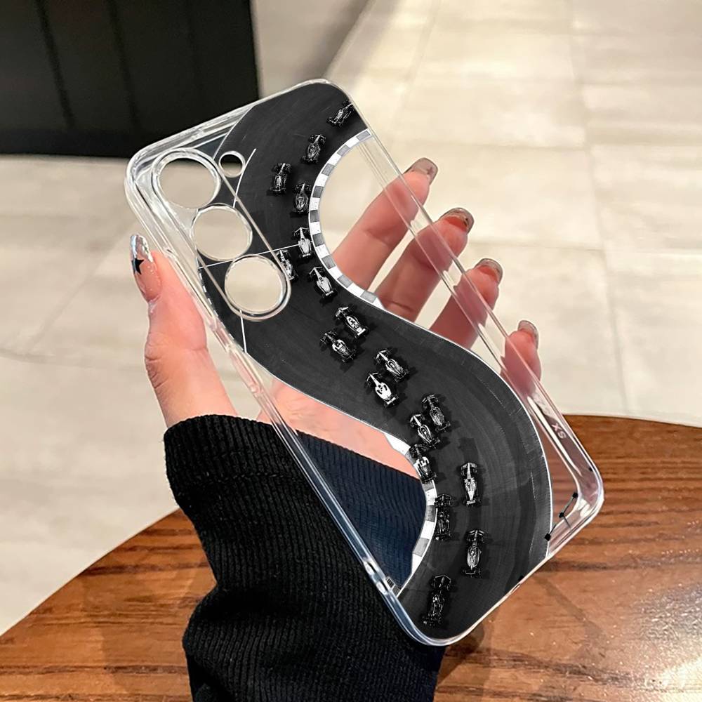 M-Minimalist Circuit Phone Case Transparent Silicone Soft For SamsungA10,12,20,21S,30,31,40,50,51,52,70,71 Samsung a40