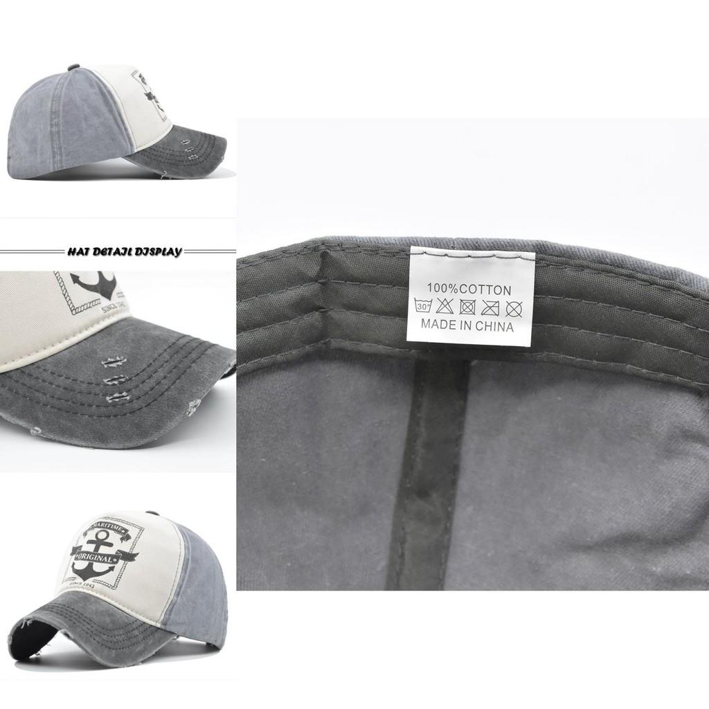 2020 New Washed Baseball Cap W3d Embroidered Letter Cap Unisex Vintage Duck Tongue Cap