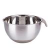 Heavy Duty Stainless Steel Mixing Bowl With Ergonomic Handle Dishwasher Safe Basin For Whipping Baking And Storage